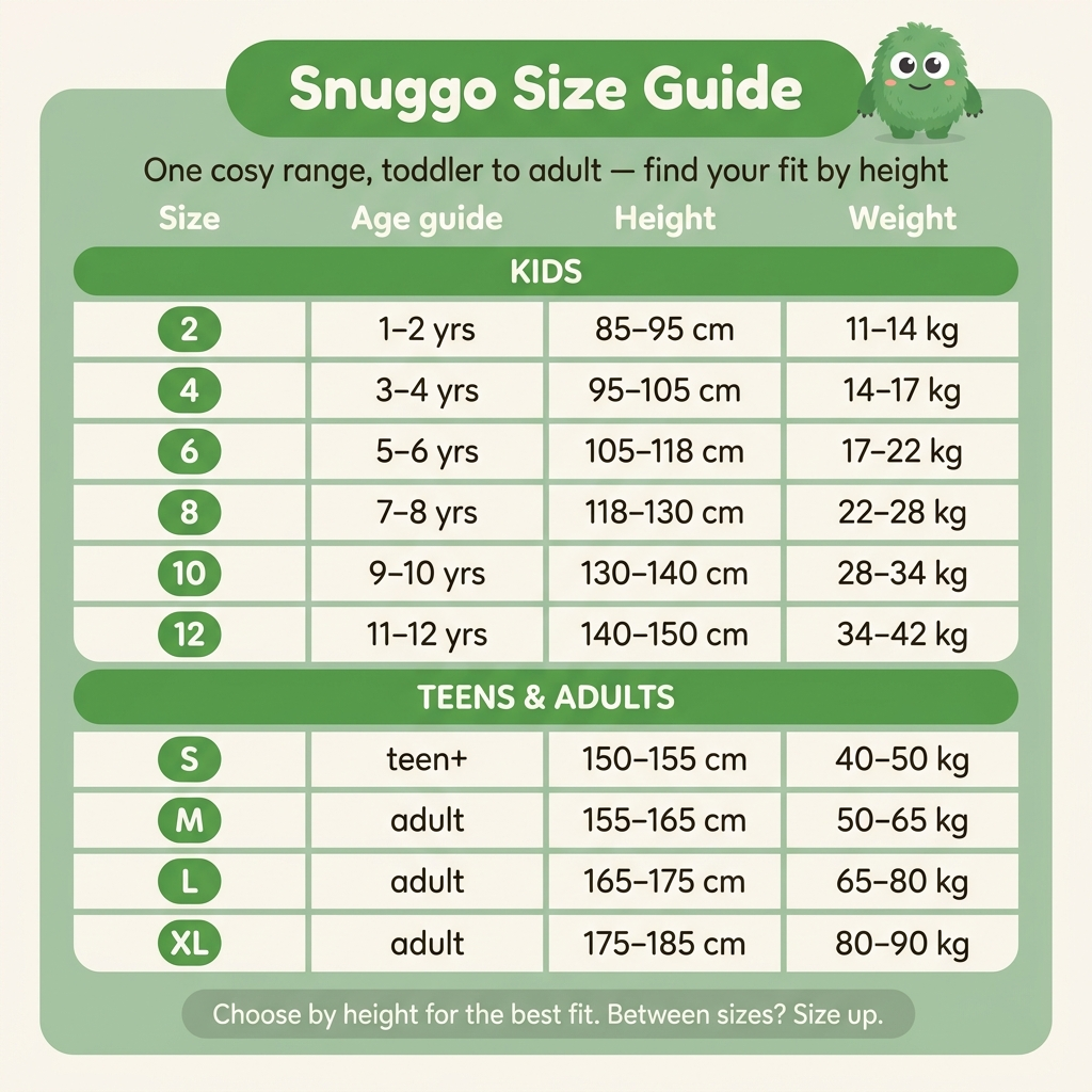 Snuggo™ Green Monster Onesie